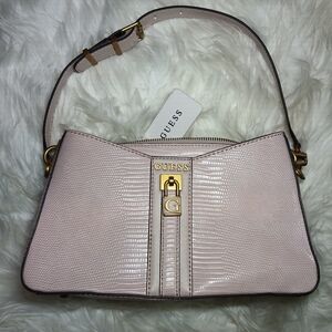 Guess Blush Textured Shoulder Bag